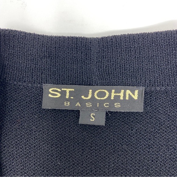 ST. JOHN Basics Santana Open Front Jacket - Picture 3 of 6